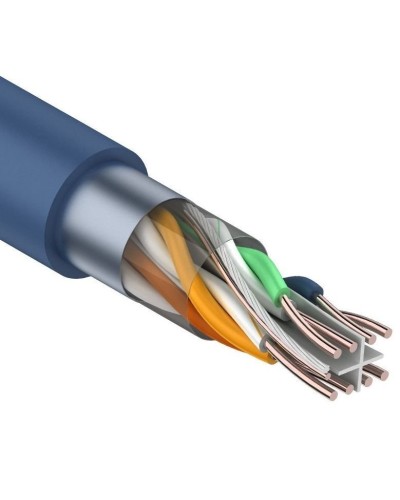 F/UTP, CAT 6, PVC, 4PR, 23AWG, омедненный INDOOR, SOLID, серый, 305м, PROconnect (01-0147-3). Кабель «витая пара» (LAN) для структурированных систем связи. PROCONNECT в Ульяновске