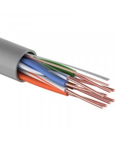 U/UTP Light, CAT 5e, PVC, 4PR, 24AWG, омедненный, серый, 305м, PROconnect (01-0043-2). Кабель «витая пара» (LAN) для структурированных систем связи. PROCONNECT в Ульяновске
