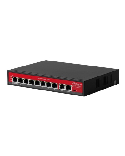 PND-08P-2M-BT1 (120W). Коммутатор AI 10-портовый с функцией PoE. Polyvision в Ульяновске