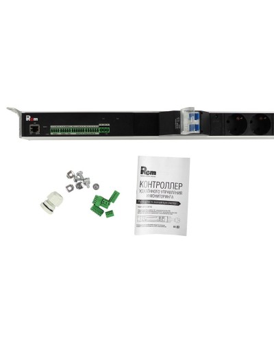 R-MC1-32-4x2S-2x3C13-2x2C19-A-1820-K. Блок силовых розеток с контроллером. REM в Ульяновске