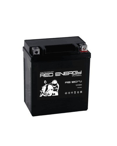 Red Energy RS 1207.1. Аккумулятор герметичный свинцово-кислотный стартерный. Red Energy в Ульяновске