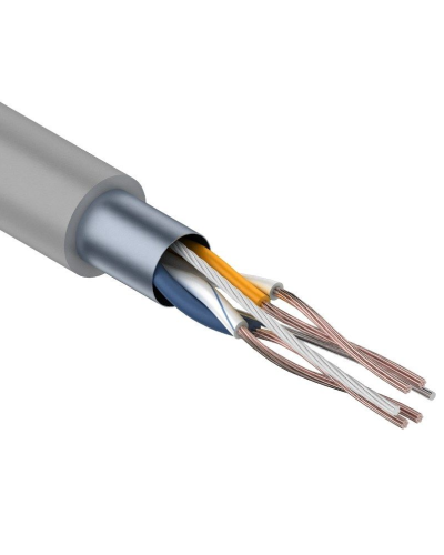 F/UTP, CAT 5e, PVC, 2PR, 24AWG, INDOOR, STRANDED, серый, 305м, REXANT (01-0125). Кабель «витая пара» (LAN) для структурированных систем связи. Rexant в Ульяновске