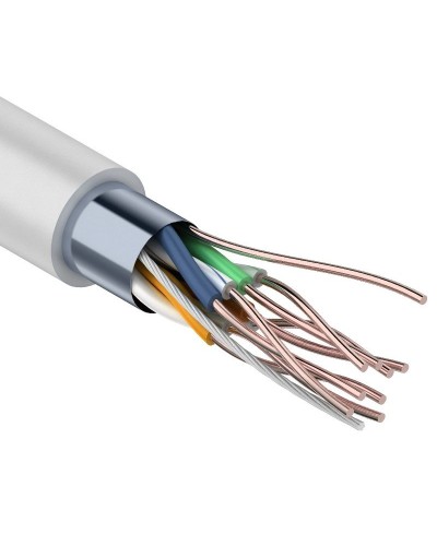 F/UTP, CAT 6, ZH нг(А)-HF, 4PR, 23AWG, INDOOR, SOLID, серый, 305м, REXANT (01-0167). Кабель «витая пара» (LAN) для структурированных систем связи. Rexant в Ульяновске