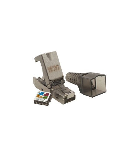 Коннектор 8P8C STP 6A (RJ-45) безынструментальный (10-0240). Разъем RJ-45. SUPRLAN в Ульяновске