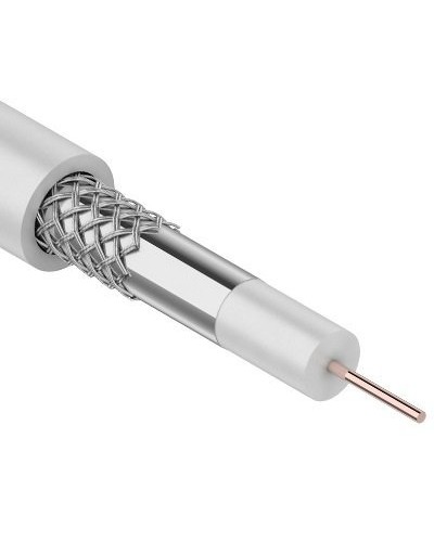 RG-6, CCS 1,00(15%) Al 32х0,12 In PVC. Кабель коаксиальный омедненный. SUPRLAN в Ульяновске