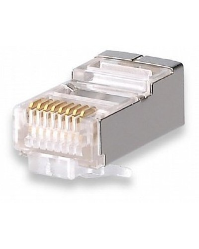 Коннекторы 8P8C FTP Cat.5e 3U (RJ-45) (100шт) (10-0201). Разъем RJ-45. SUPRLAN в Ульяновске