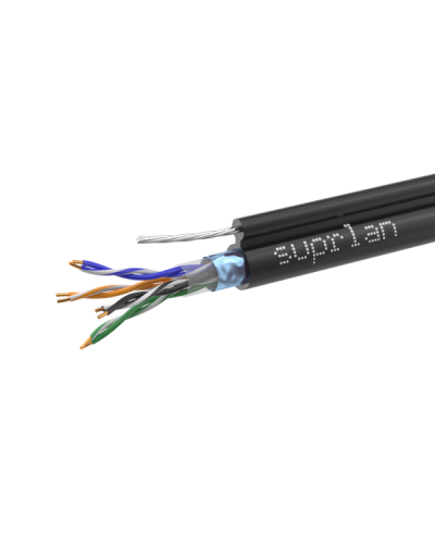 FTP Cat.5e 4x2xAWG24 Cu PE Outdoor T-FG8 (трос) Median (01-1035-1). Кабель «витая пара» (LAN) для структурированных систем связи. SUPRLAN в Ульяновске