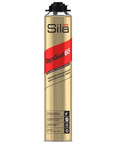 Пена монтажная Sila Pro TopGun 65, 875 мл. Пена монтажная. Sila в Ульяновске