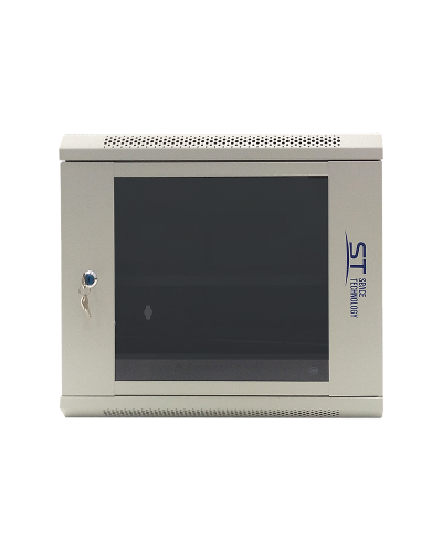 ST-NC9U600 (серый) С ПОЛКОЙ. Шкаф телекоммуникационный 19 настенный 9U. Space Technology в Ульяновске