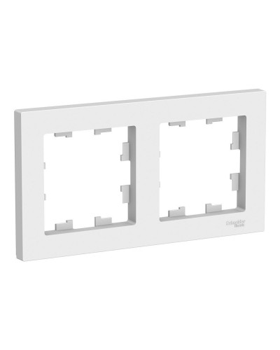 AtlasDesign рамка 2-местная универсальная, белый (ATN000102). Рамка. Systeme Electric в Ульяновске
