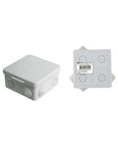 Коробка ОП 80х80х50мм, крышка, IP54, 7вх. (SQ1401-0512). Распаячная коробка. TDM ЕLECTRIC в Ульяновске