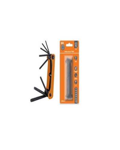 Набор ключей TORX раскладной 8шт.: T9-T40, углеродистая сталь Гранит TDM (SQ1020-0211). Набор ключей. TDM ЕLECTRIC в Ульяновске