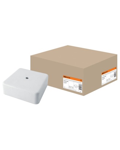 Коробка КР 100х100х44 ОП белая, IP40 (SQ1401-0209). Распаячная коробка. TDM ЕLECTRIC в Ульяновске