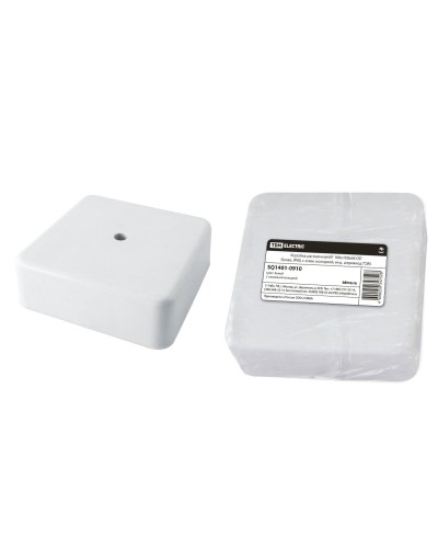 Коробка КР 100х100х44 ОП белая, IP40, с клеммной колодкой (SQ1401-0910). Распаячная коробка. TDM ЕLECTRIC в Ульяновске