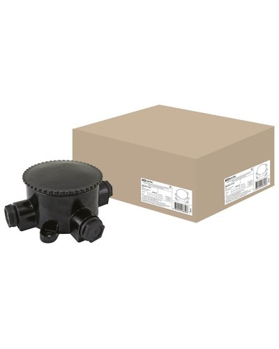 КЭМ 2-660-3 ОП D95мм IP65, 3-х рожковая (карболит) TDM (SQ1401-1101). Коробка электромонтажная. TDM ЕLECTRIC в Ульяновске
