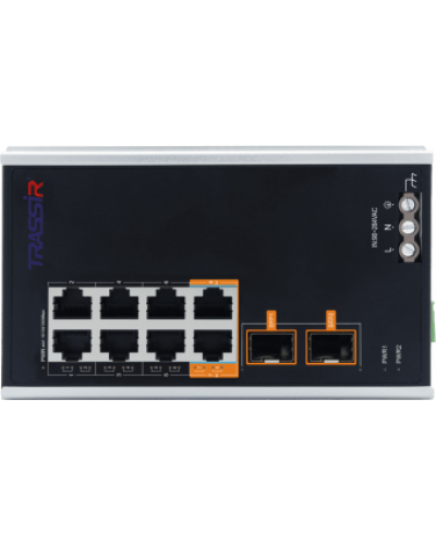 TR-NS15102S-130-8POE. Коммутатор с PoE. Trassir в Ульяновске