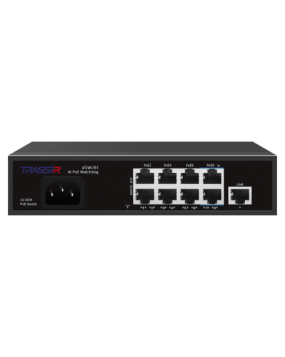 TR-NS1109-120-8PoE. Коммутатор с PoE. Trassir в Ульяновске