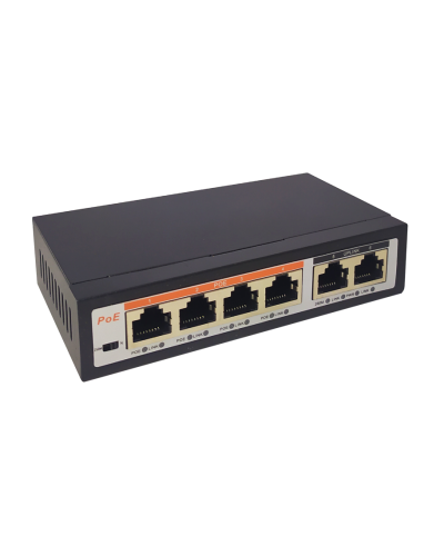TI-204P, SIP коммутатор. Коммутатор с питанием по PoE. True-IP в Ульяновске