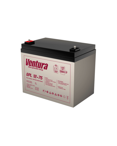 Ventura GPL 12-75. Аккумулятор герметичный свинцово-кислотный. Ventura в Ульяновске
