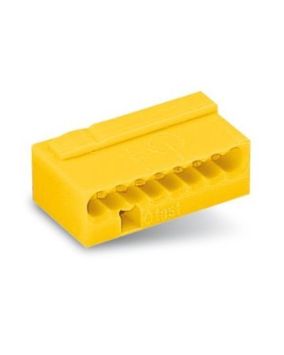 WAGO 243-508 Клемма MICRO 8-проводная желтая. Клемма для распределительных коробок. WAGO в Ульяновске