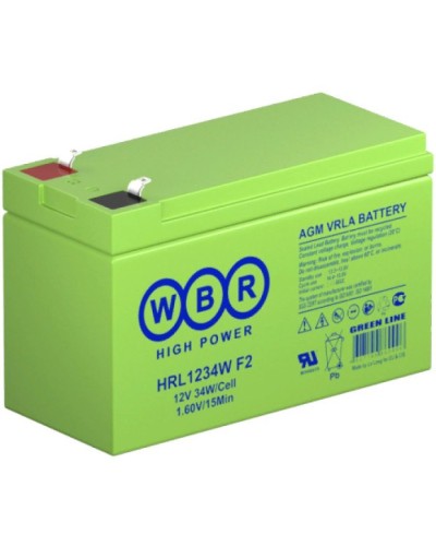 WBR HRL1234W F2. Аккумулятор герметичный свинцово-кислотный. WBR в Ульяновске