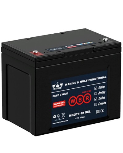 WBR MBG75-12. Аккумулятор герметичный свинцово-кислотный. WBR в Ульяновске
