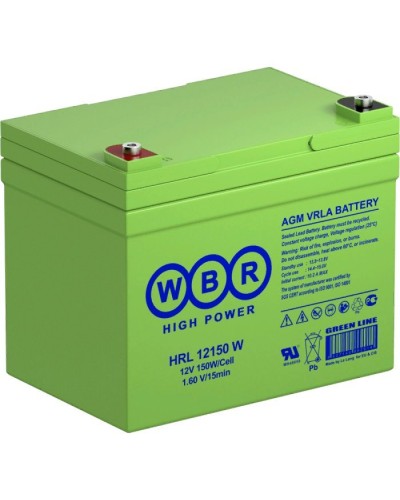 WBR HRL12150W. Аккумулятор герметичный свинцово-кислотный. WBR в Ульяновске