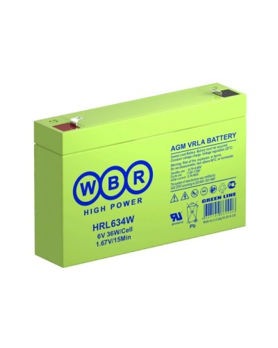 WBR HRL634W. Аккумулятор герметичный свинцово-кислотный. WBR в Ульяновске
