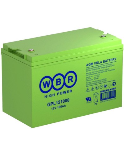 WBR GPL121000A. Аккумулятор герметичный свинцово-кислотный. WBR в Ульяновске