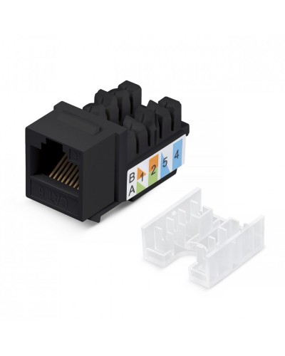 WR-KJ-RJ45-C5E-90-SW-BK. Вставка Keystone Jack RJ-45. WRLine в Ульяновске