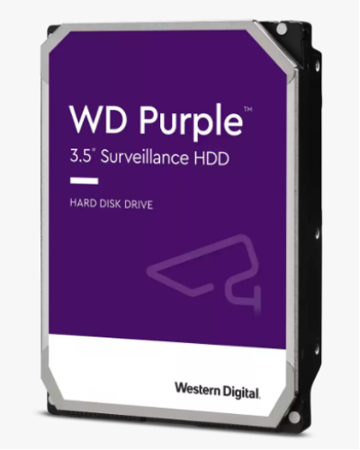 HDD 1000 GB (1 TB) SATA-III Purple (WD10PURZ). Жесткий диск (HDD) для видеонаблюдения. Western Digital в Ульяновске