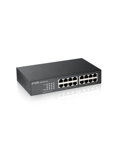 GS1100-16-EU0103F. Коммутатор 16xGE, rack 19, бесшумный. ZYXEL в Ульяновске