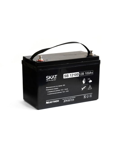 SKAT SB 12100 (2542). Аккумулятор герметичный свинцово-кислотный. Бастион в Ульяновске