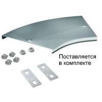 Крышка на угол CPO 45 горизонтальный 45° осн.500 (38027K). Крышка на угол горизонтальный в комплекте с метизами и пластинами PTCE. ДКС