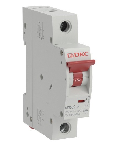 YON max MD63S 1P 50А 4,5кА C (MD63S-1PC50). Автоматический выключатель. ДКС в Ульяновске