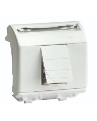 Розетка RJ-45 Brava 2 модуля слоновая кость (75450S): Розетка компьютерная с двумя разъёмами в Ульяновске
