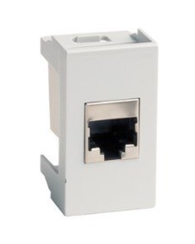 Розетка RJ-45 Viva 1 модуль серая (45138): Розетка компьютерная с одним разъёмом в Ульяновске