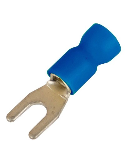 Наконечник вилочный НВИ 1,5-2,5 М6 (D6,4мм) (100 шт) (2B16P-EE-PVC). Наконечник вилочный с изолированным фланцем ПВХ. ДКС в Ульяновске