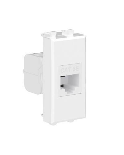 Розетка RJ-45 Avanti 1 модуль белое облако (4400661): Розетка компьютерная, без шторки модульная, кат.5е в Ульяновске