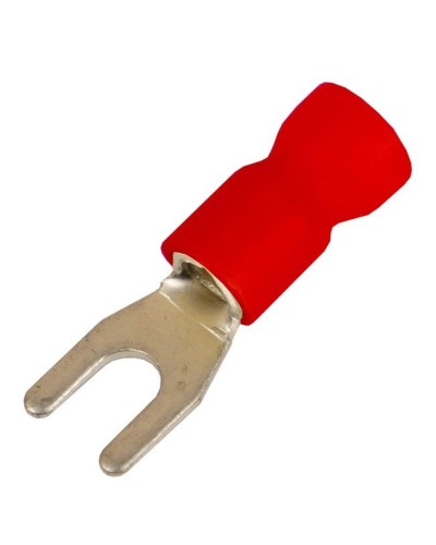 Наконечник вилочный НВИ 0,25-1,5 М3 (D3,2мм) (100 шт) (2A13P-EE-PVC). Наконечник вилочный с изолированным фланцем ПВХ. ДКС в Ульяновске