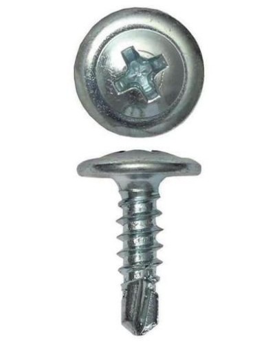 Саморез с пресс-шайбой 4.2х41 со сверлом (200 шт) (CM274041). Саморез с пресс-шайбой. ДКС в Ульяновске