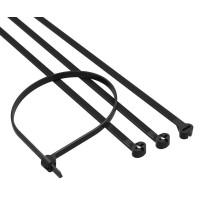 Хомут 3,6x200 P6.6, черный (100шт) (21314SR): Хомут с двойным замком