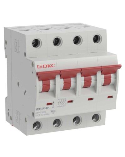 YON max MD63N 4P 20А 6кА C (MD63N-4PC20). Автоматический выключатель. ДКС в Ульяновске