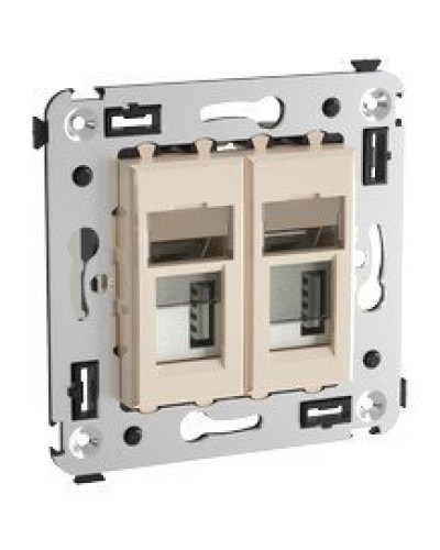 Розетка USB в стену Avanti ванильная дымка (4405543). Розетка USB. ДКС в Ульяновске