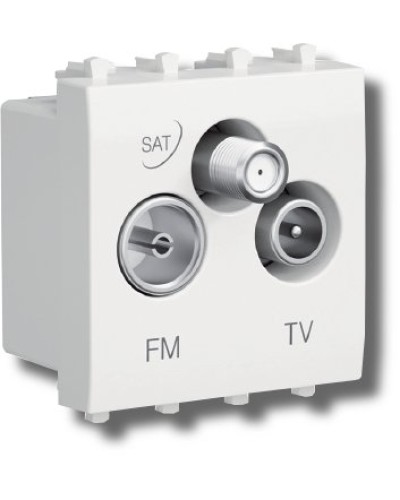 Розетка TV-FM-SAT Avanti 1 модуль ванильная дымка (4405532): Розетка TV-FM-SAT в Ульяновске