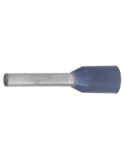 Наконечник-гильза НШВИ 0.75-12, серый (100 шт) (IF0.75-12GR). Наконечник-гильза с изолированным фланцем. ДКС в Ульяновске