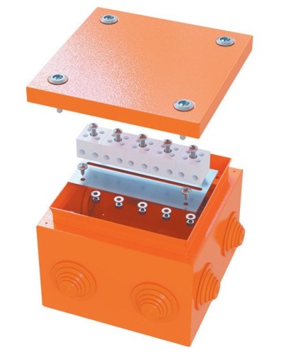 Коробка FS 150х150х80 5P (FSB30510): Коробка ответвительная огнестойкая стальная в Ульяновске
