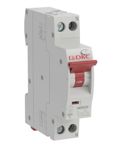 YON max MDR, 1P+N, 10mA, 16A, 6kA, А (MDR32N-1N1C16-A). Компактный автоматический выключатель дифференциального тока. ДКС в Ульяновске