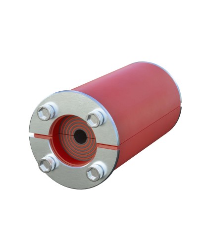 Проходка круглая, нержавеющая, D200х70 мм для кабелей D138-170 мм (DXF311A): Проходка круглая, нержавеющая в Ульяновске