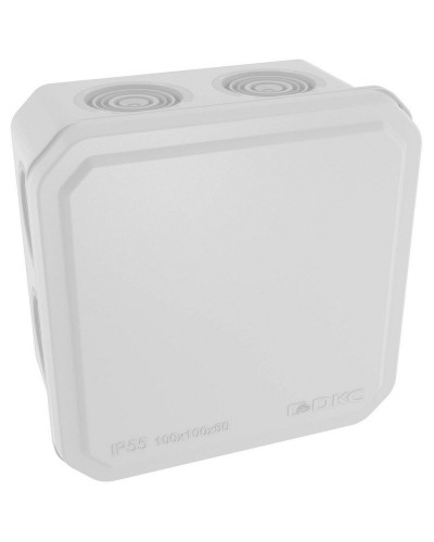 Коробка ответвительная с кабельными вводами IP55, 100х100х50 (53800). Коробка ответвительная. ДКС в Ульяновске